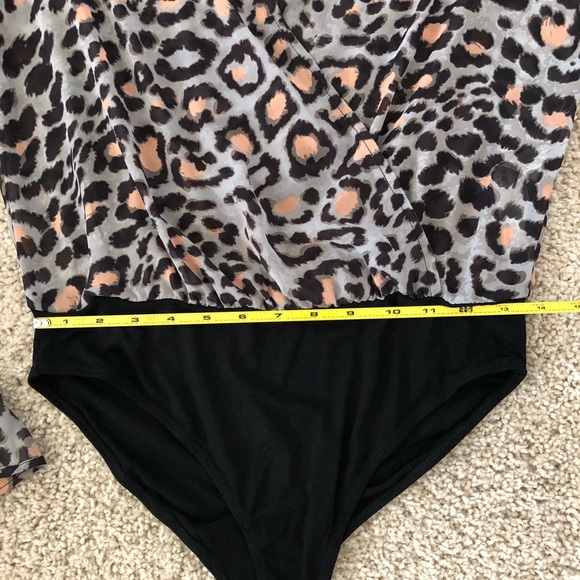 SOLD/Leopard Print Body Suit - Picture 3 of 7